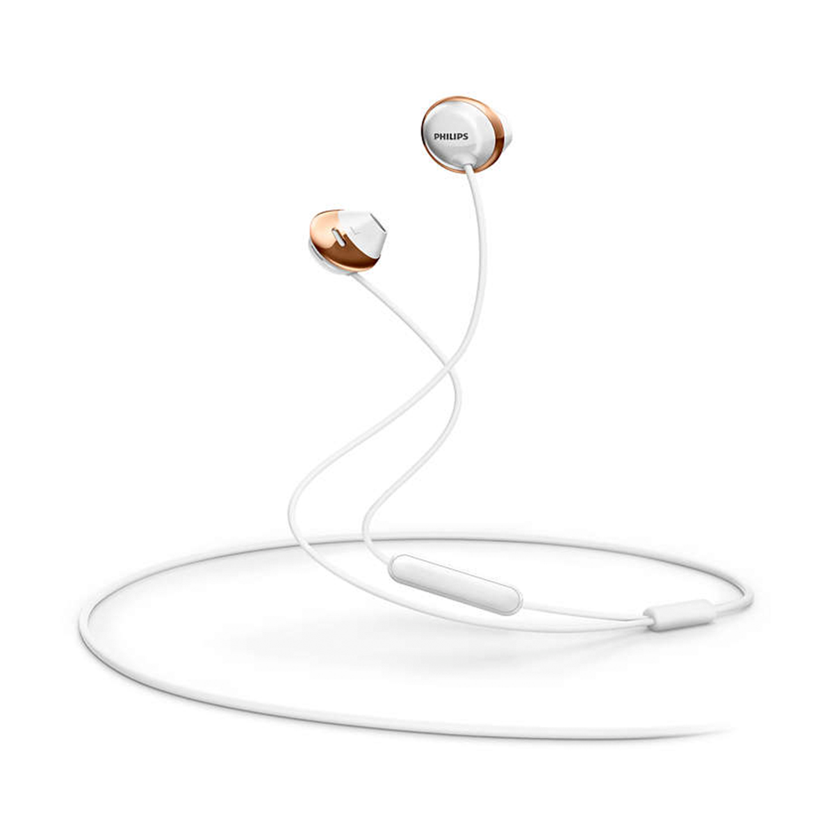 Audífonos Philips SHE4205 Con Microfono Blanco