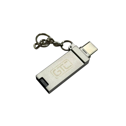 Lector de Tarjetas Usb Tipo C Micro Sd Usb Gtc Hug-014 Gris