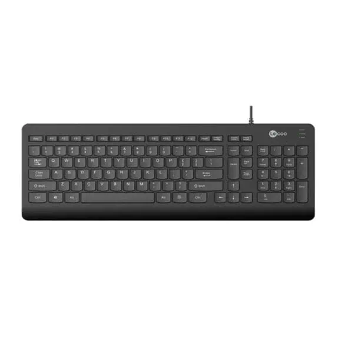 Teclado Con Cable Lenovo Leeco KB103 Negro