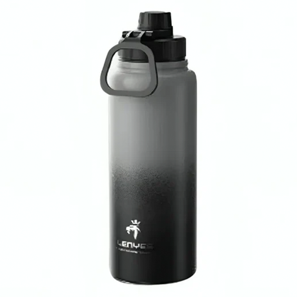 Botella Lwb202 Acero Inoxidable 1 Litro Gris Negro