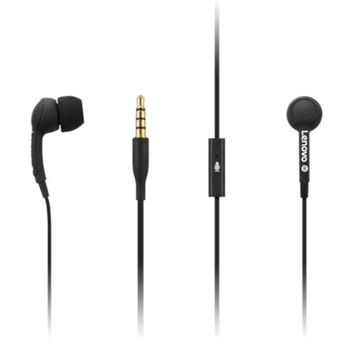Audífonos Lenovo 100 In Ear jack 3.5 mm 1.5 m Negro