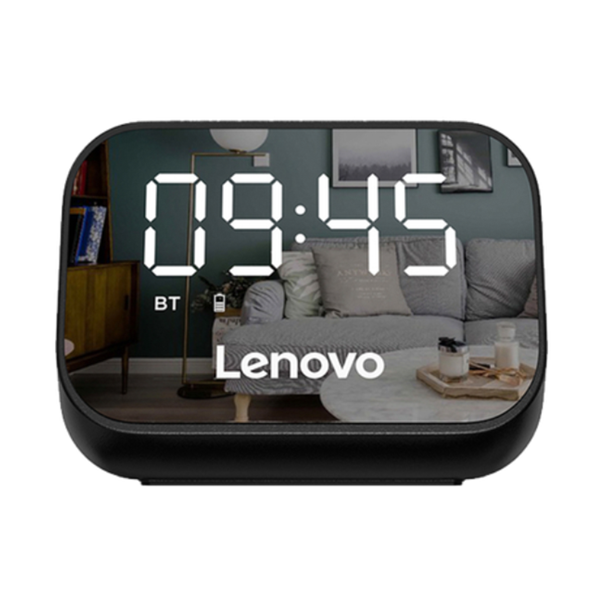 Parlante Bluetooth Lenovo TS13 Reloj Despertador Digital Negro