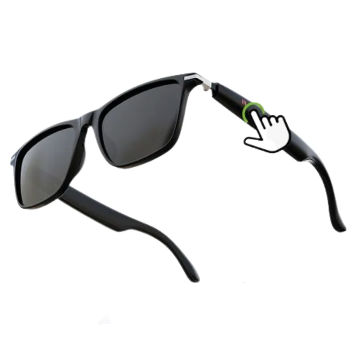 Lentes Audifonos Inteligentes Bluetooth Moxom MX-BG01 Negro