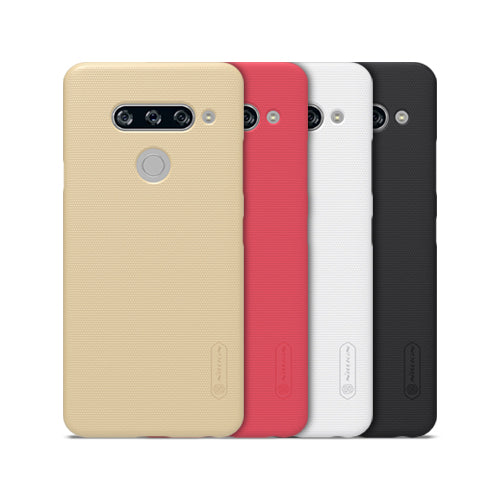 Lg V40 Frosted Shield Nillkin + Soporte
