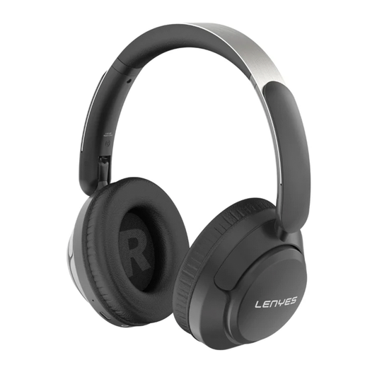 Audífonos Headset Bluetooth Lenyes Lh25 Anc Negro