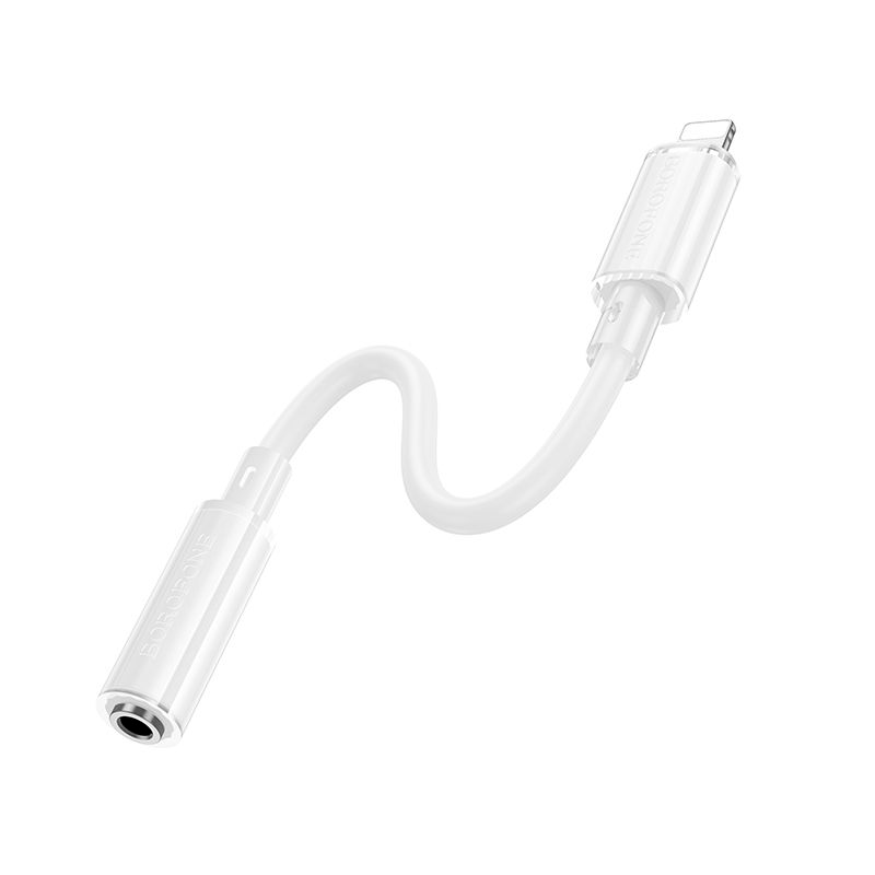 Adaptador Lightning a 3.5mm Borofone Bv22 Lemon Blanco – imagen 2