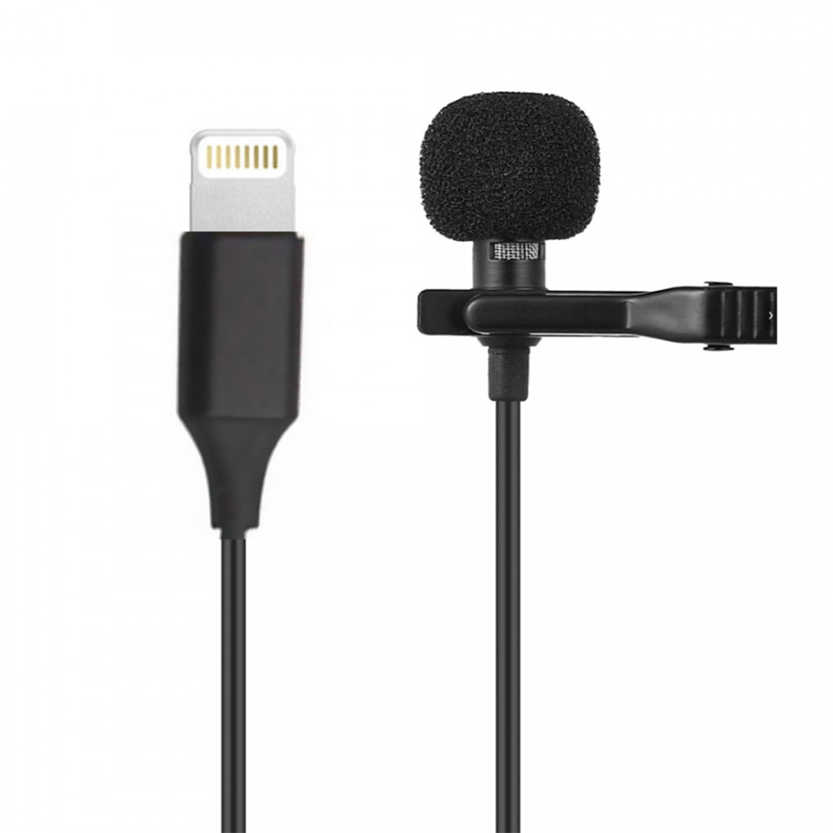 Microfono Externo Lavalier GL-120 Lightning Negro