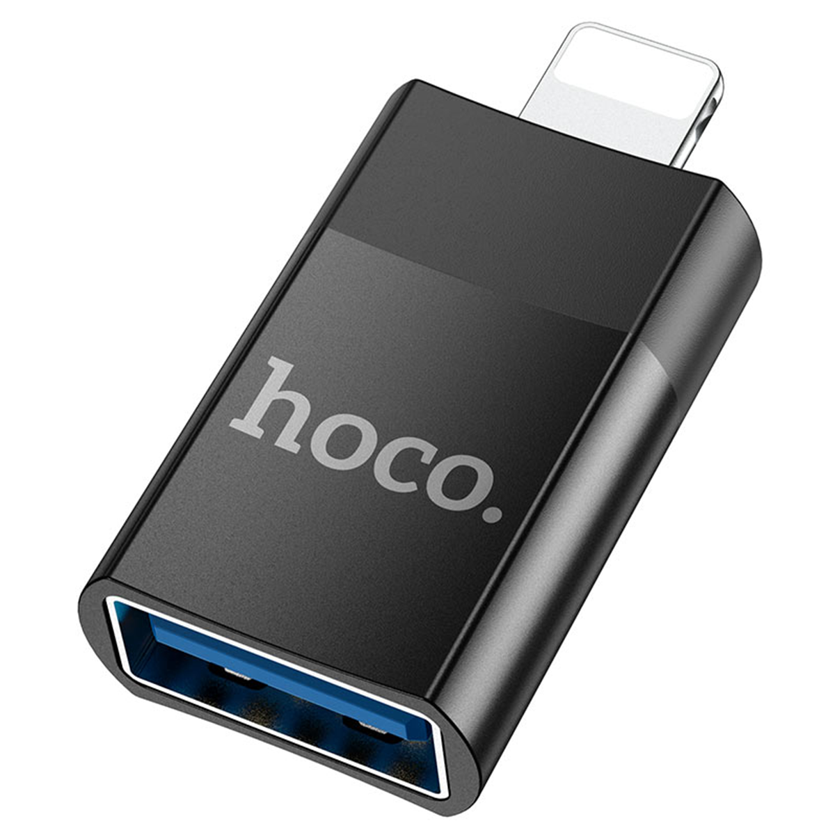 Adaptador Lightning a Usb Hoco Ua17 Negro