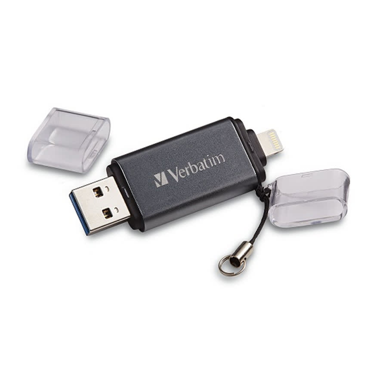 Pendrive Dual Verbatim 32 GB Usb a Lightning Gris