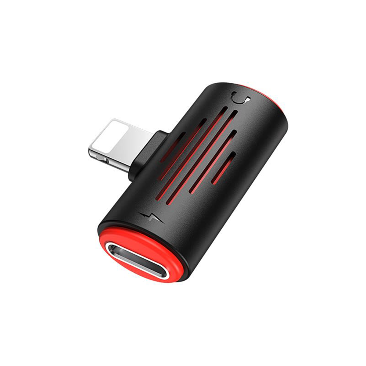 Adaptador Lightning Dual Borofone Bv6 Negro
