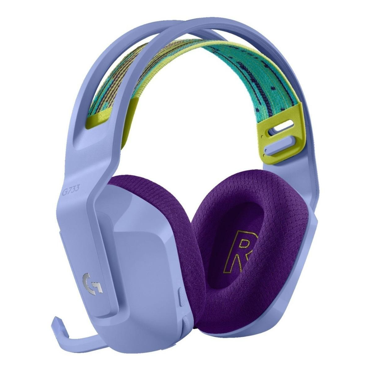 Audífonos Gamer Logitech G733 Inalámbricos Sonido 7.1 RGB Lila – imagen 3