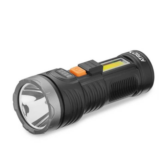 Linterna Led Atrio Adventure Es443 Recargable Negro