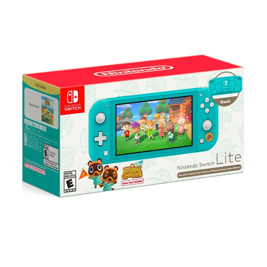 Consola Nintendo Switch Lite Animal Crossing: New Horizons Orizons Timmy & Tommy Aloha Edition