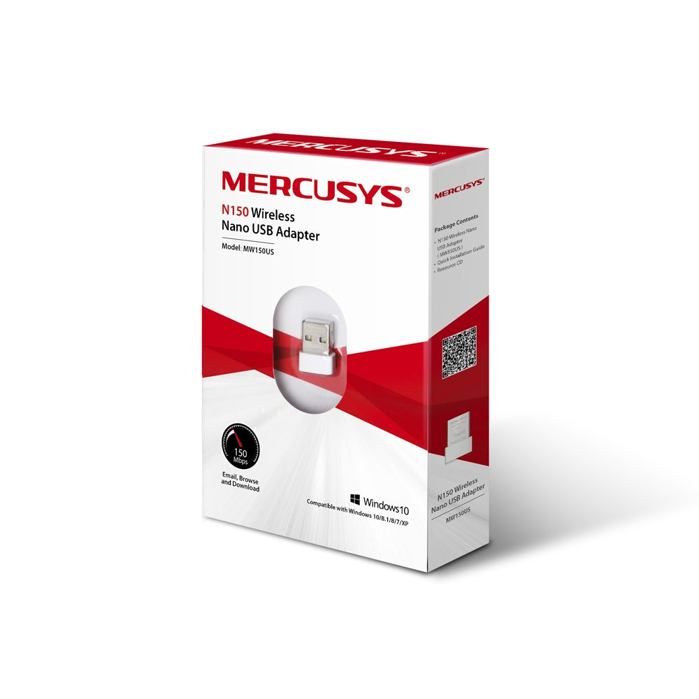 Mini Adaptador Wifi Usb Nano Mercusys N150 Mw150us – imagen 2