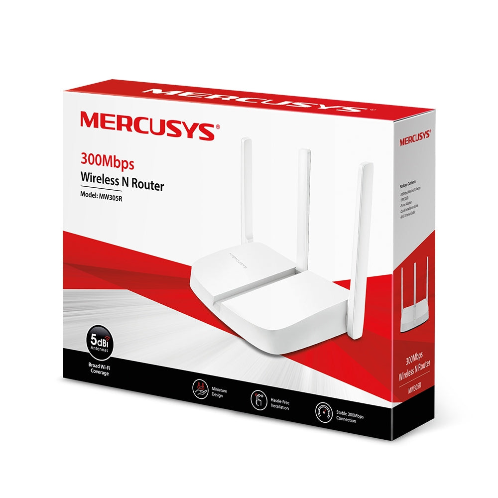 Router Mercusys Inalámbrico N Mw305r De 300mbps – imagen 2