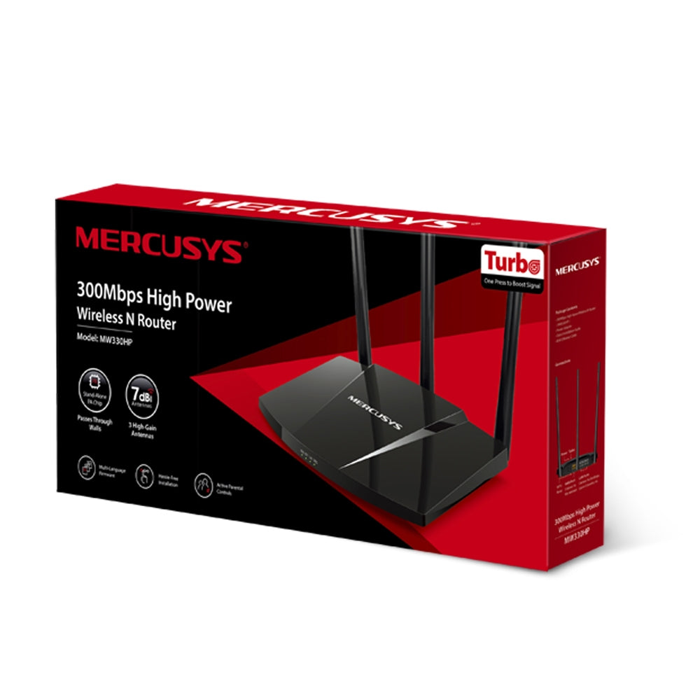 Router Mercusys Mw330hp Alta Potencia 300 Mbps Turbo – imagen 2