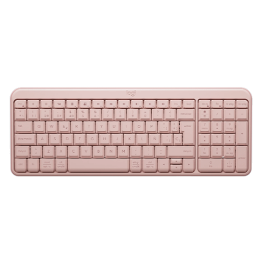 Teclado Logitech Bluetooth Compact K250 Color Rosado