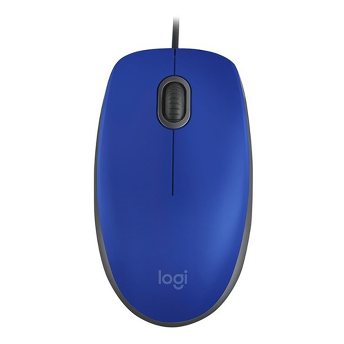 Mouse Alambrico Usb Logitech M110 Blue Silencioso