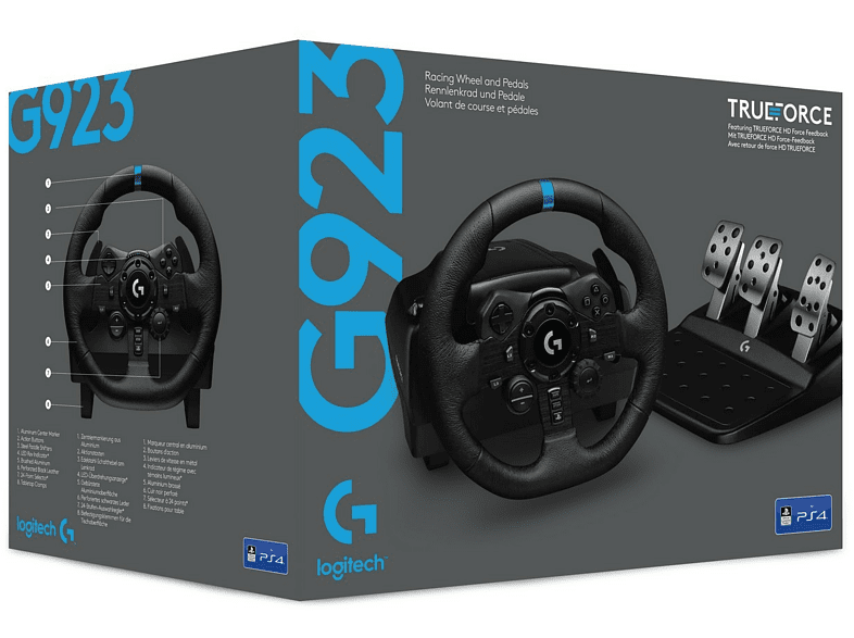 Volante Gamer Logitech G923 + Pedales Ps3 Ps4 Ps5 Pc – imagen 2