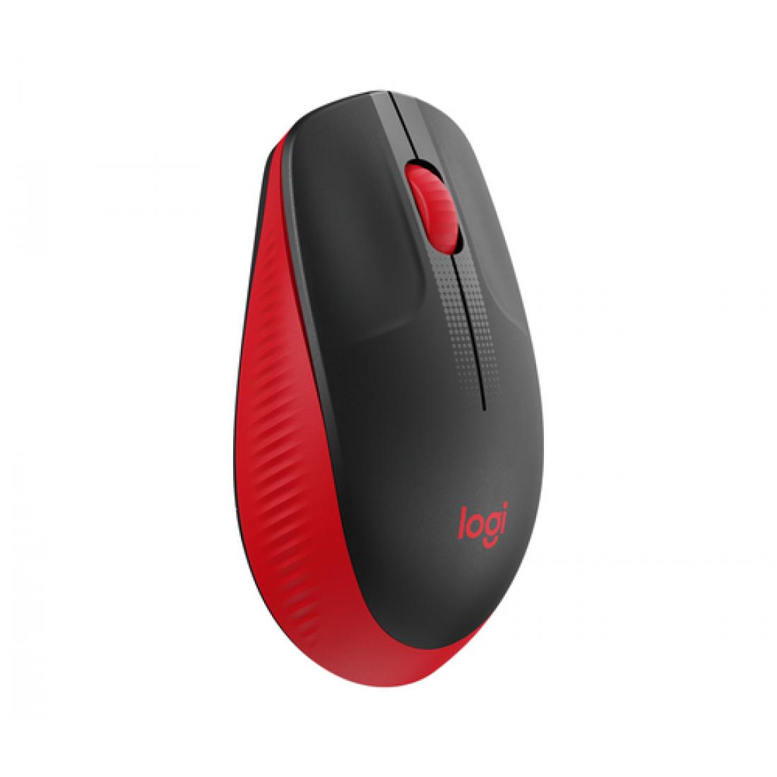 Mouse Logitech M190 Inalámbrico Rojo – imagen 3