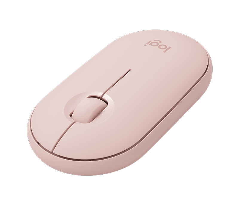 Mouse Inalámbrico Silencioso Logitech M350 Rosado – imagen 2