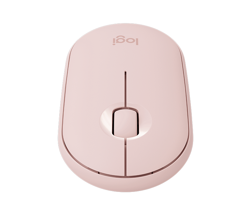 Mouse Inalámbrico Silencioso Logitech M350 Rosado – imagen 3