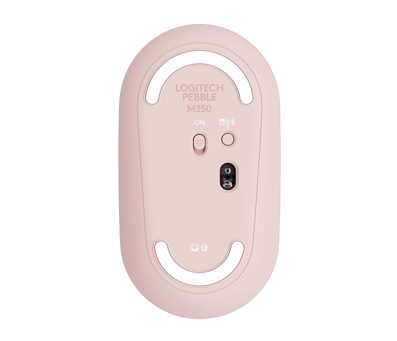 Mouse Inalámbrico Silencioso Logitech M350 Rosado – imagen 4