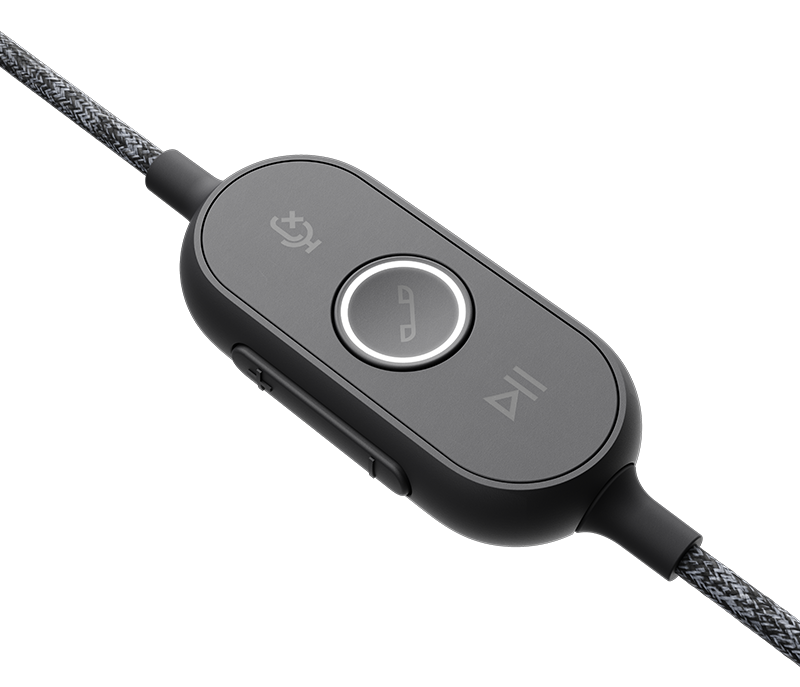 Audifono Logitech MS Zone Wired USB-C USB-A Pc Negro – imagen 4