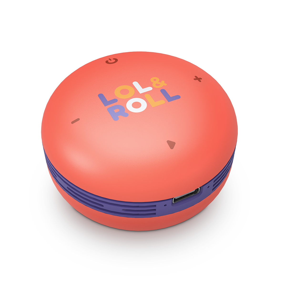 Parlante Bluetooth Portátil Energy Sistem Lol&Roll Pop Kids Naranjo