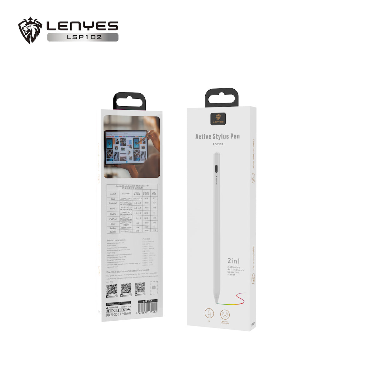 Lápiz Touch Active Pen Lenyes LSP102 Blanco – imagen 2