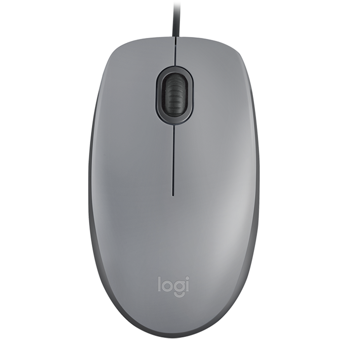 Mouse Alambrico Usb Logitech M110 Gris Silencioso