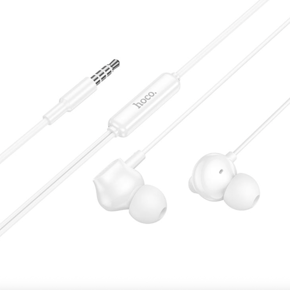 Audífonos In Ear Hoco M117 Con Gomita 3.5mm Blanco