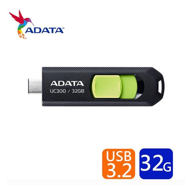 Pendrive Adata 32 GB Usb Tipo C 3.2 Negro – imagen 2