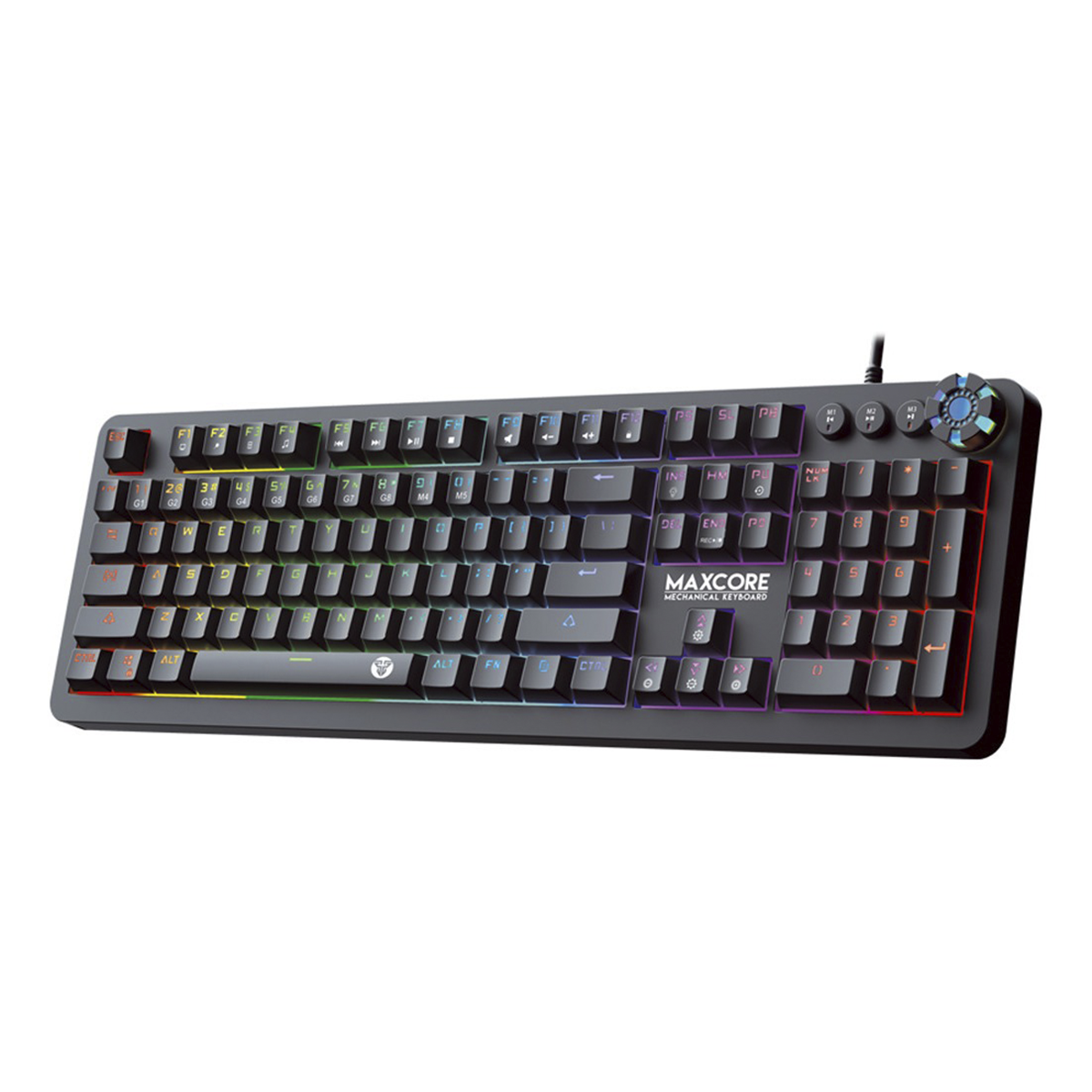 Teclado Gamer Mecánico Fantech Max Core Mk852 Negro