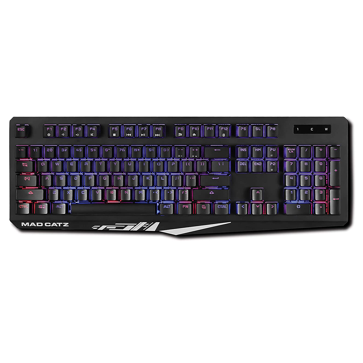 Teclado Gamer Mad Catz Striker 2 Rgb Negro