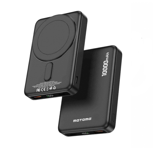 Powerbank Carga Rapida Para Magsafe Motomo Mo-pb5c 10000 Mah Negro