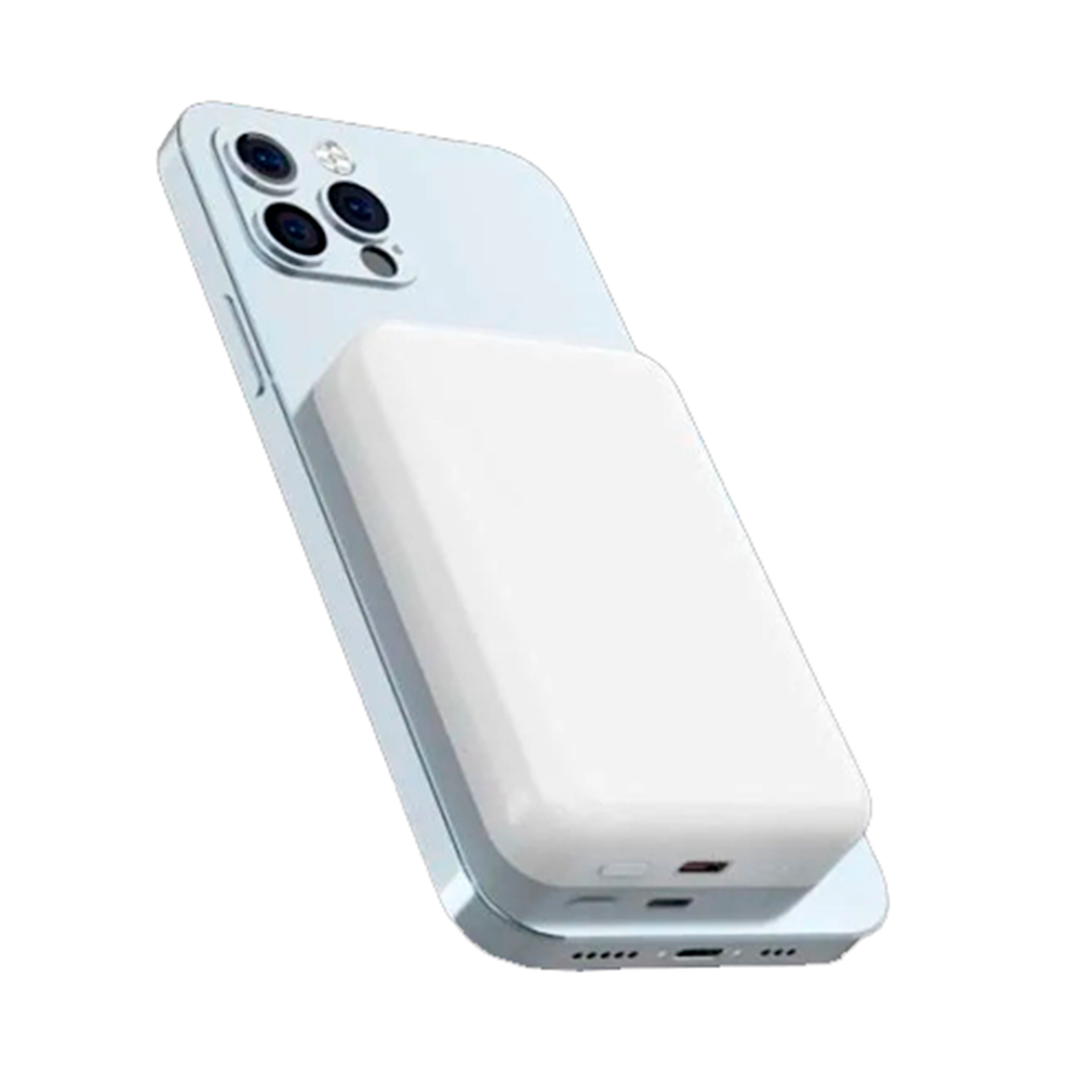 Powerbank Magsafe Lenyes Pw020d 10000 Mah Blanca