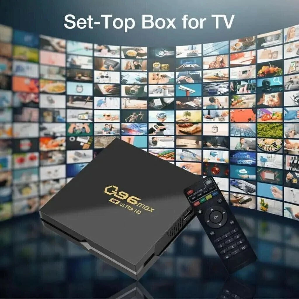 Android TV Box Android Q96 Max 4k Ultra 256 Gb + 16 gb Ram Negro – imagen 2