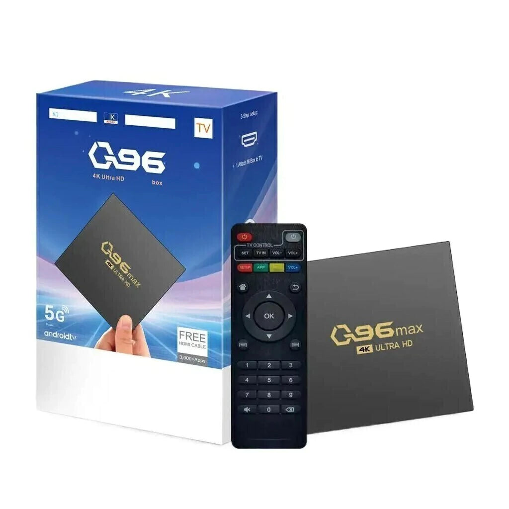 Android TV Box Android Q96 Max 4k Ultra 256 Gb + 16 gb Ram Negro – imagen 4