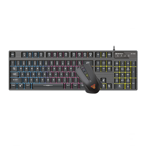 Combo Kit Gamer Fantech Teclado + Mouse Kx302 Major