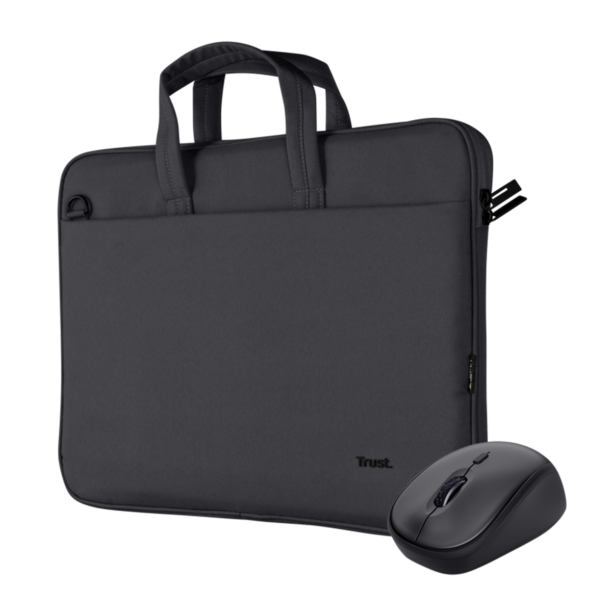 Bolso Notebook 16 Pulgadas Trust Bologna + Mouse Negro