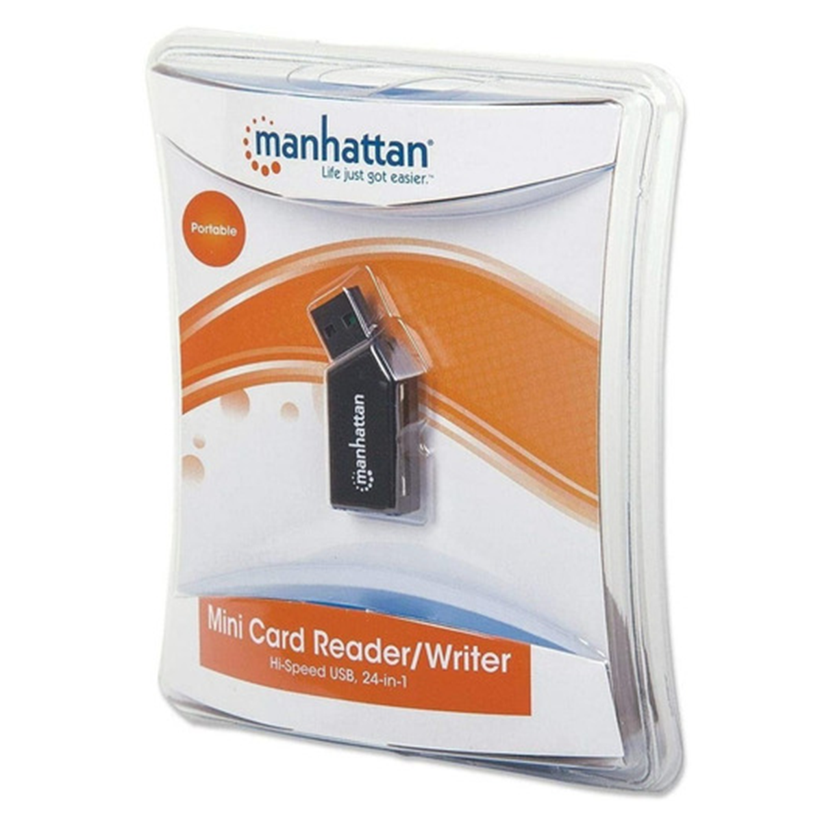 Mini Lector Tarjetas De Memoria Usb 2.0 Manhattan