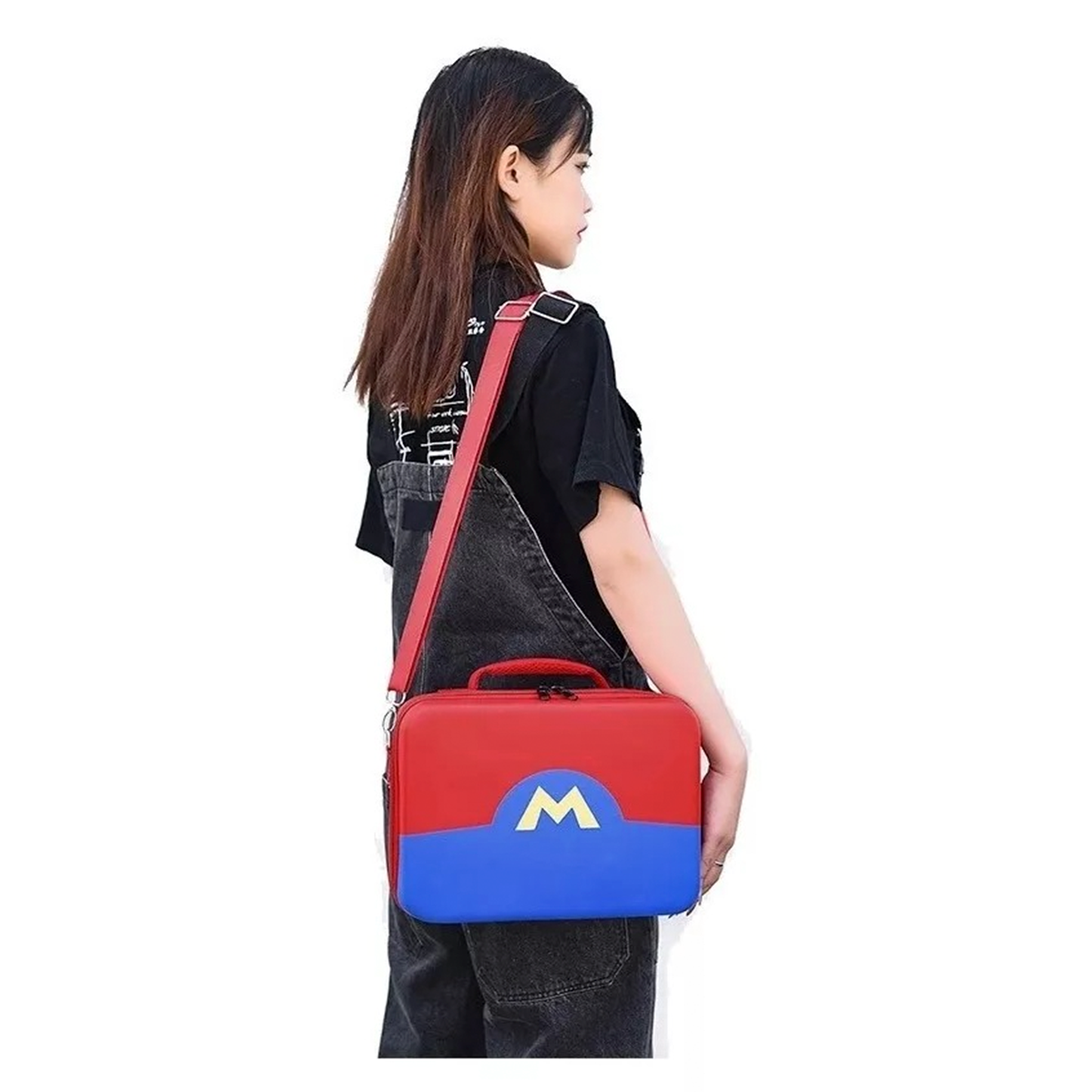 Bolso Maleta Protector Para Nintendo Switch / Oled Con Correa Mario