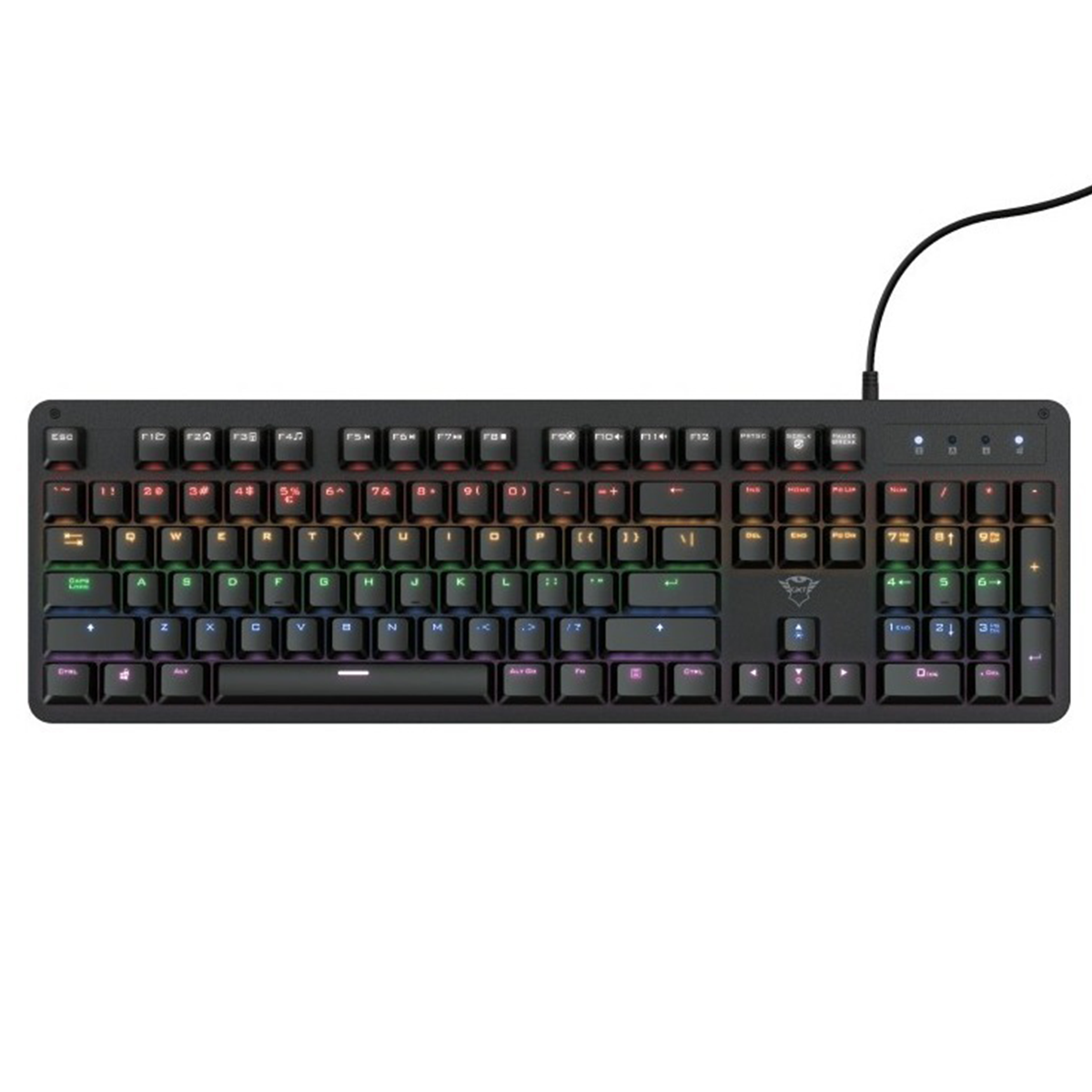 Teclado Gamer Mecánico Trust Mazz Gxt 863 Switch Red