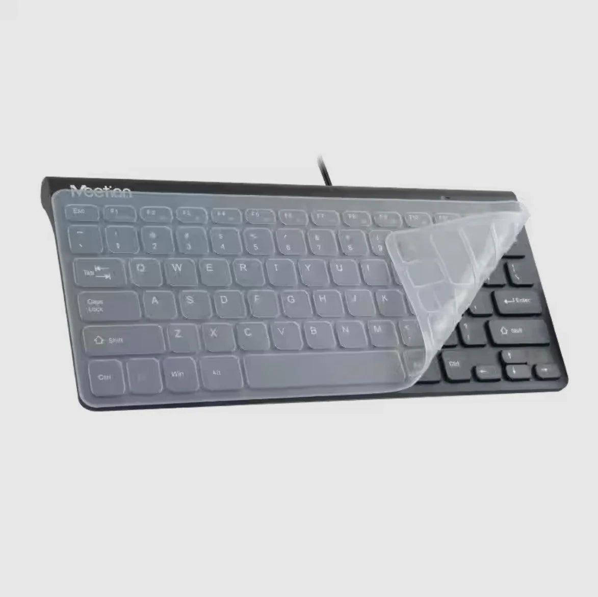 Teclado Alambrico Mini Meetion Mini Mt-K400 Español Negro – imagen 2