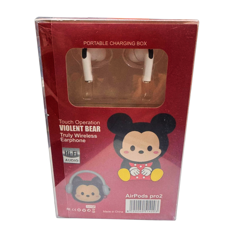 Audífonos Bluetooth In Ear Tws Earbuds Hifi Mickey – imagen 3