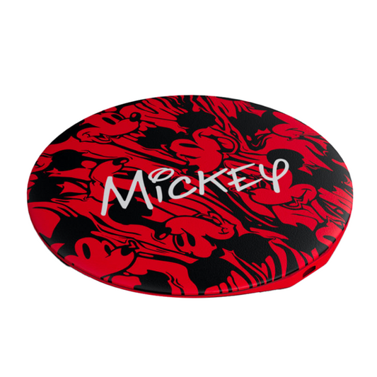 Cargador Inalámbrico Disney Metal 15w Usb C Mickey Rojo