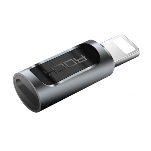 Adaptador Micro Usb a Lightning Rock Negro