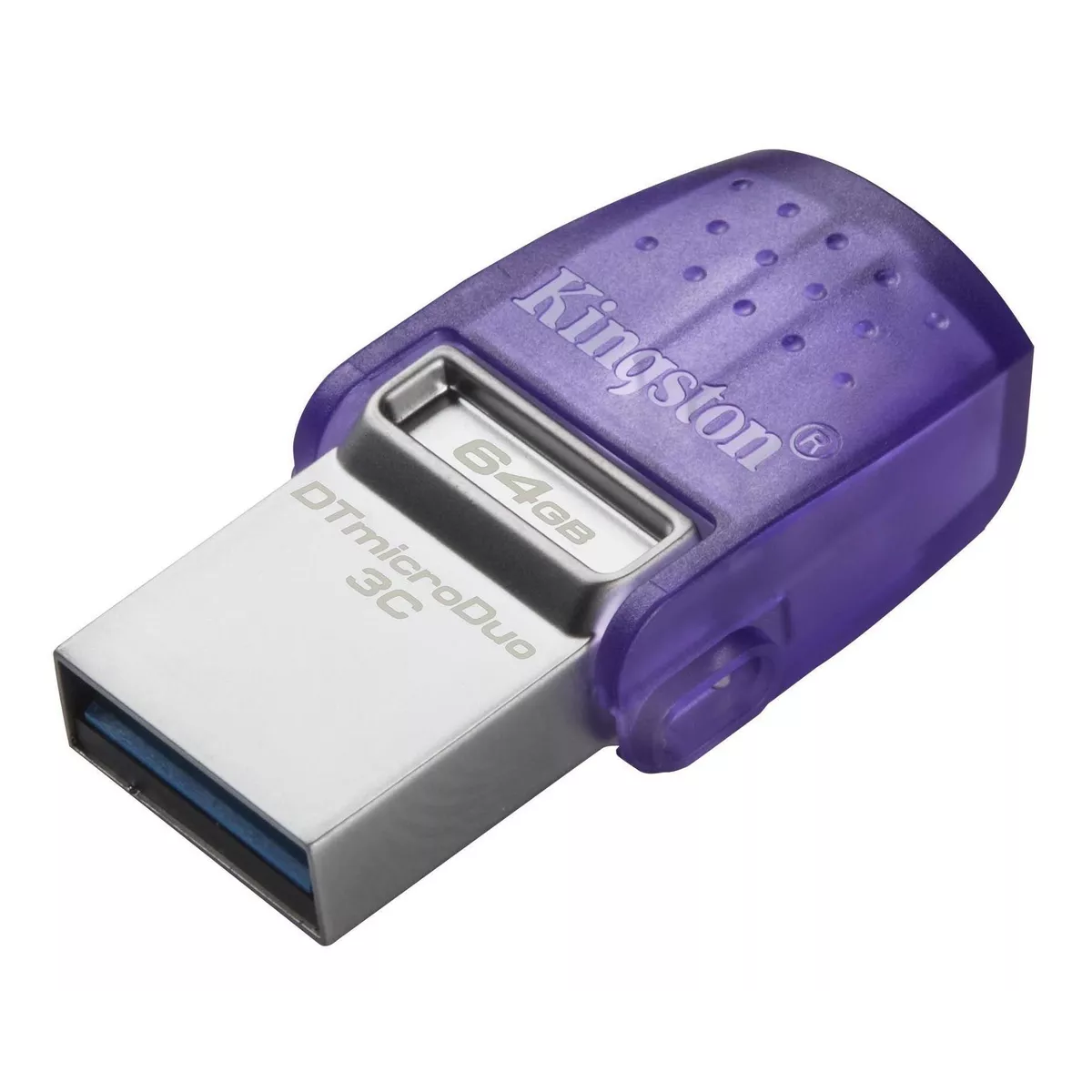 Pendrive Kingston Datatraveler Microduo 3c 64 Gb 3.2 Morado