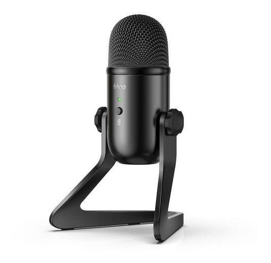 Microfono Condensador Fifine K678 Negro Usb